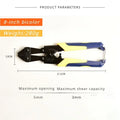 8 Inch Mini Bolt Cutter Chrome Vanadium Steel Heavy Duty Hand Tool for Steel Wire