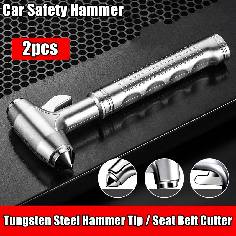 Car Safety Hammer Car Window Breaker Emergency Hammer Seat Belt Cutter Suitable for Car Rescue Escape Rescue Safety Hammer