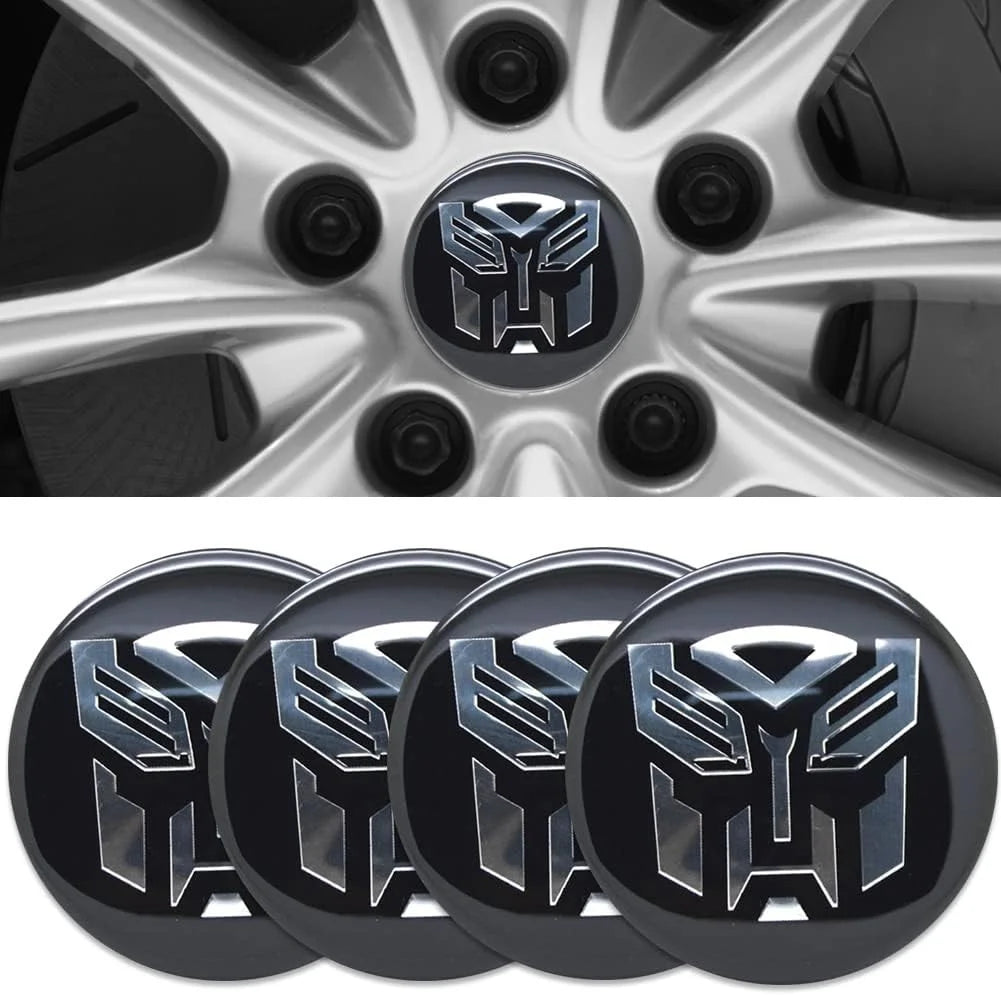 Transformers Autobots Wheel Center Cap Decals, 4-Pack