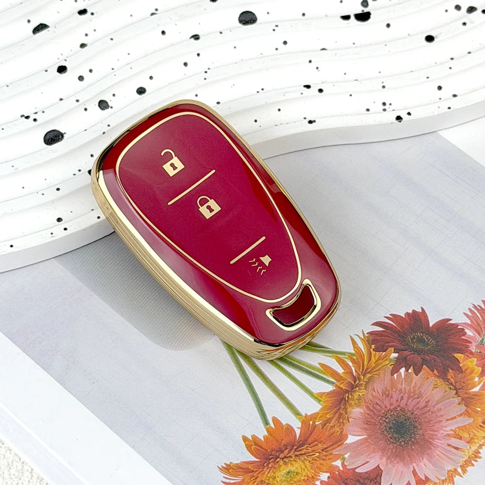 TPU Key Fob Cover for Chevy Malibu, Camaro, Equinox & More 2017-2019