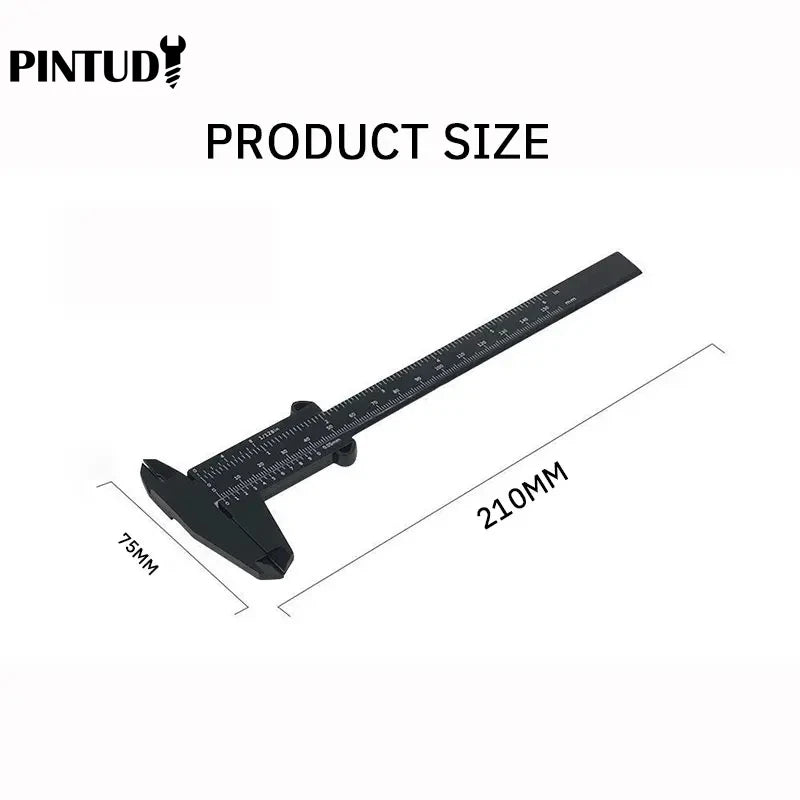 Plastic Digital-Display Vernier Caliper, 0–150mm