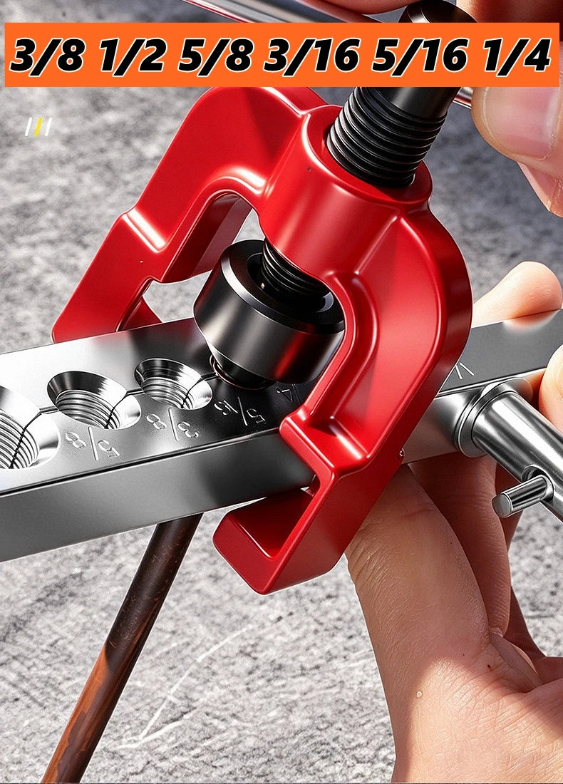 Copper Pipe Flaring Tool Kit – Double & Single Flaring with Cutter - image 5