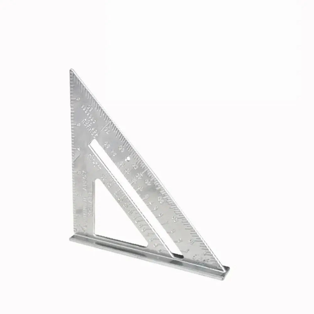 7-Inch Triangle Ruler - Aluminum Alloy Angle Measuring Woodworking Tool - image 14