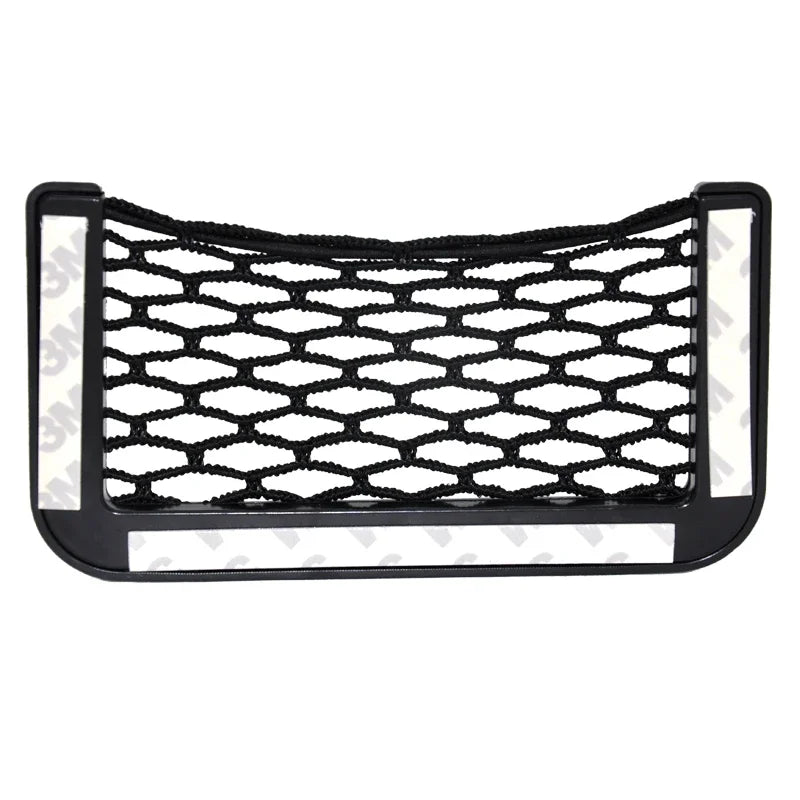 Car Organizer Storage Net - Adhesive Pocket for Phone & Small Items - image 3