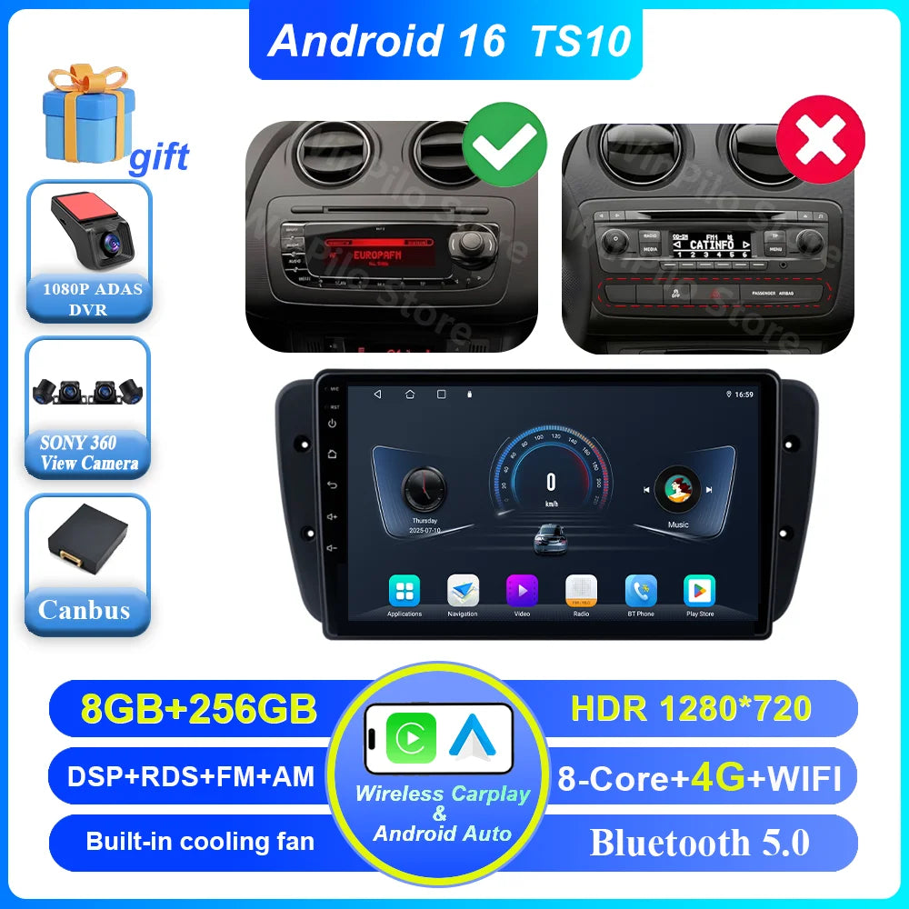 Android Car Radio for Seat Ibiza MK4 2008-2015 | CarPlay & GPS - image 20