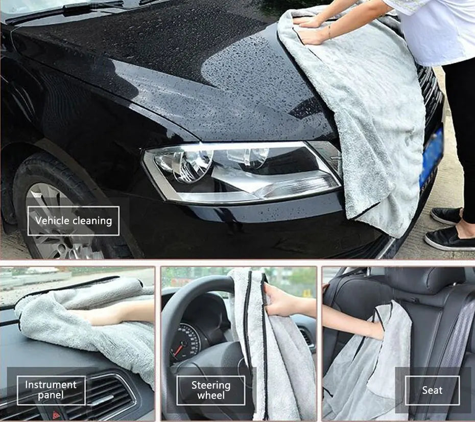 Microfiber Car Drying Towel, 4 Sizes