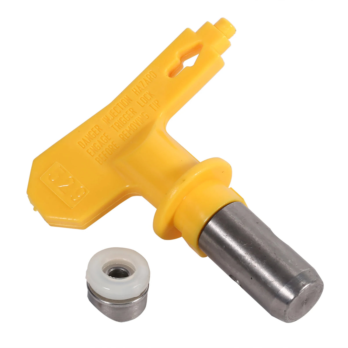 Reversible Tungsten Steel Airless Paint Spray Gun Tip Nozzle Accessory Home Garden