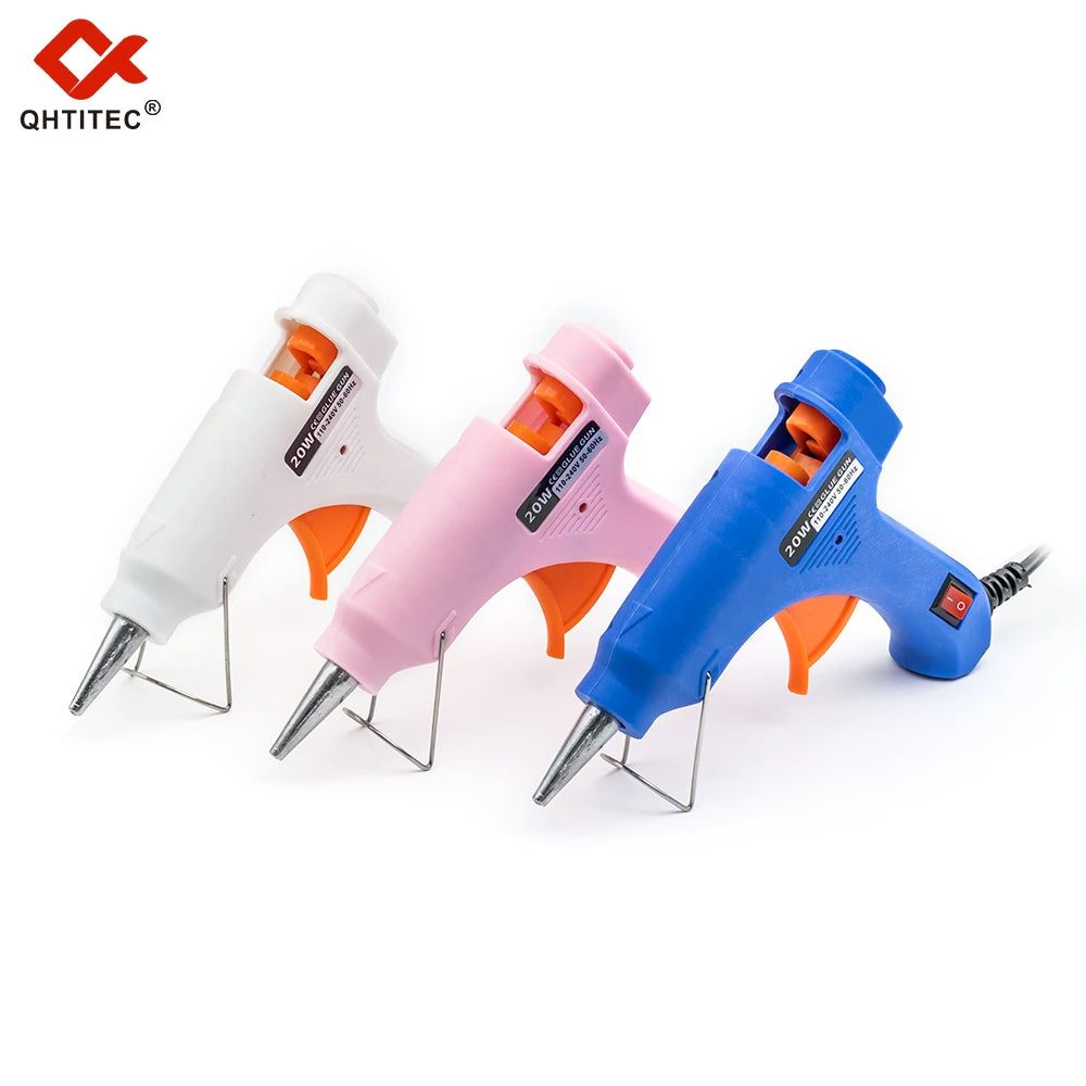 20W Hot Melt Glue Gun with 20 Glue Sticks, Mini DIY Repair Tool - image 6
