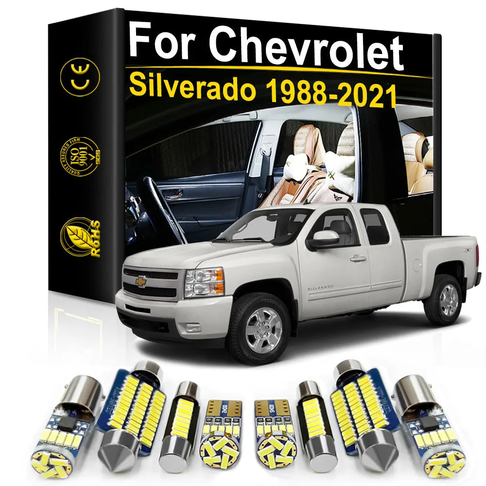 For Chevrolet Silverado 1500 2500 3500 Z71 1988-2003 2005 2008 2010 2013 2015 2016 2019 2020 2021 Car LED Interior Light Canbus