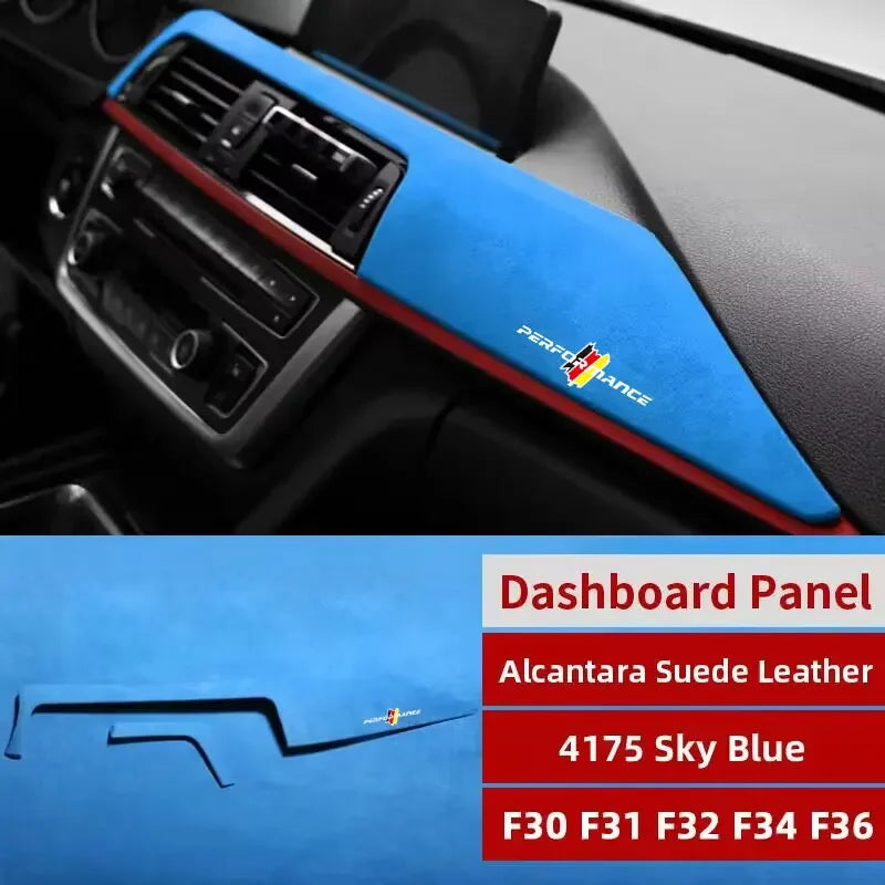 Suede Dashboard Panel Cover Trim for BMW 3 Series F30 and 4 Series
