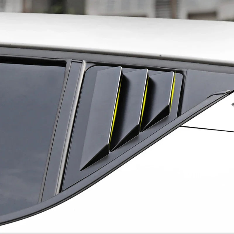 Carbon Fiber Rear Window Cover Trim for Toyota C-HR 2016-2022 - image 2