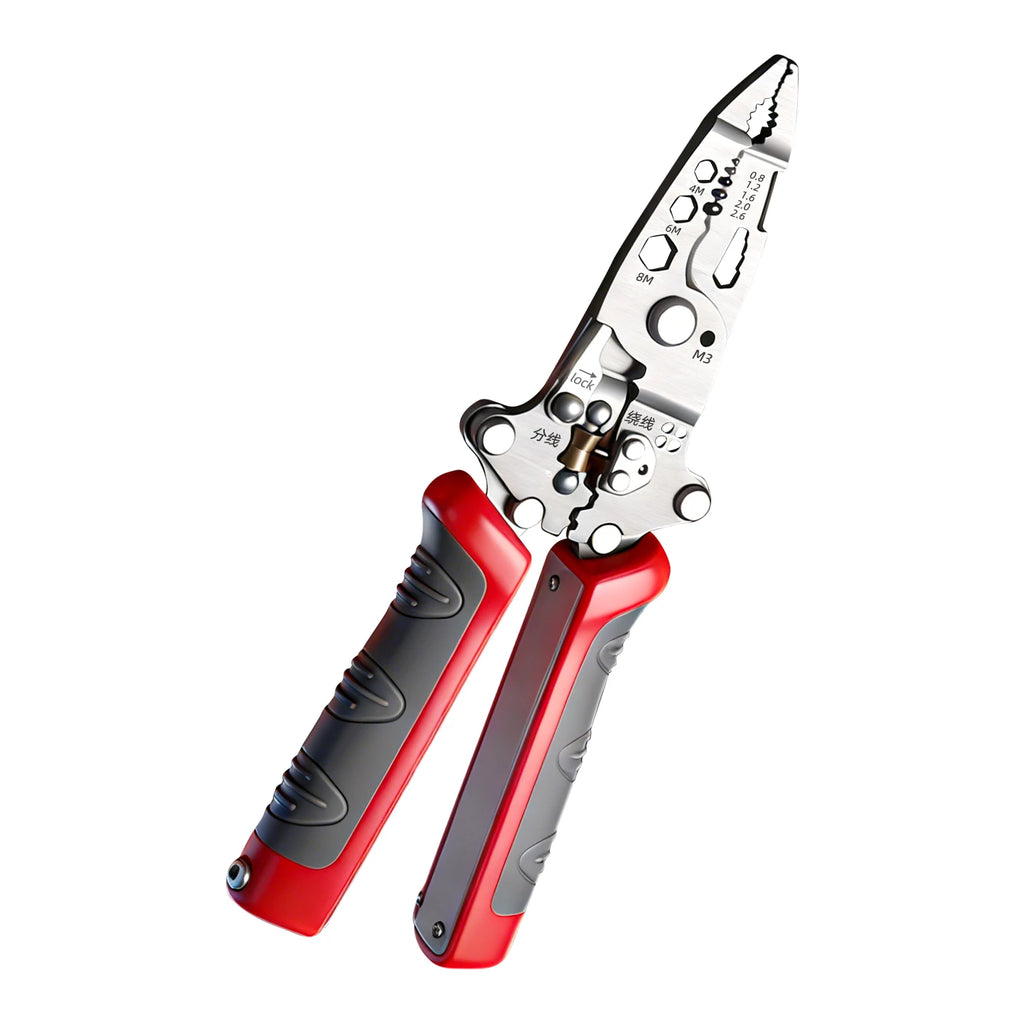 Foldable Wire Stripping & Crimping Pliers - Electrician Tool - image 14