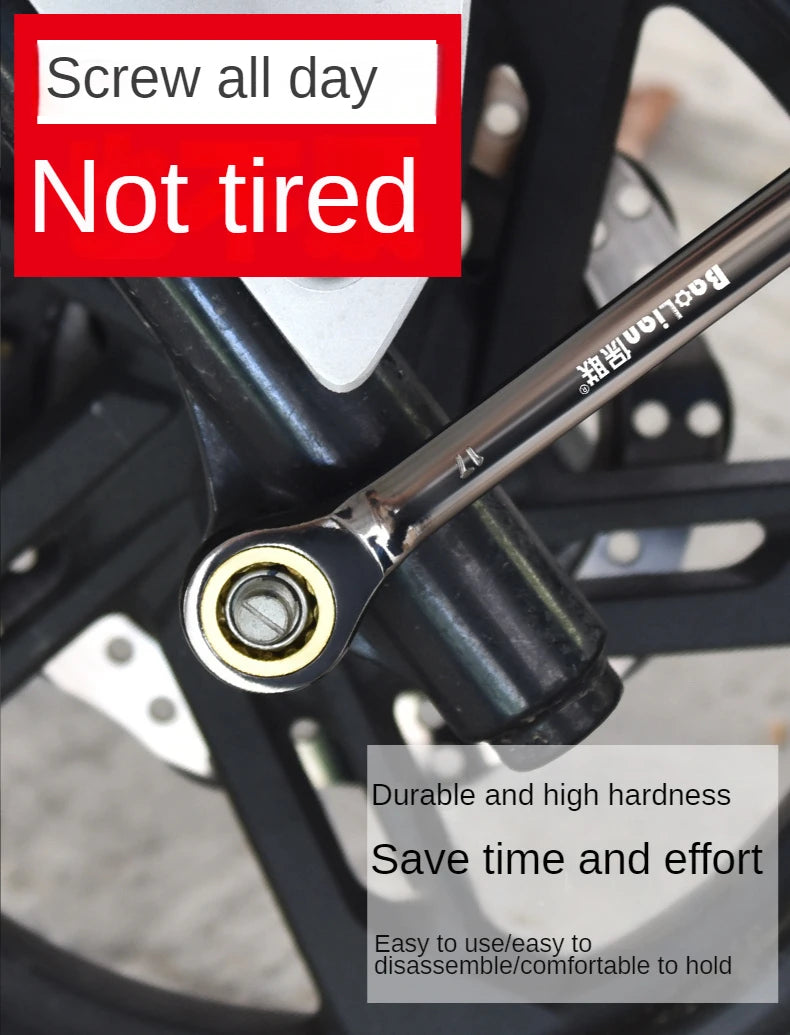 Adjustable Ratchet Torx Wrench for Bikes & Cars - image 4