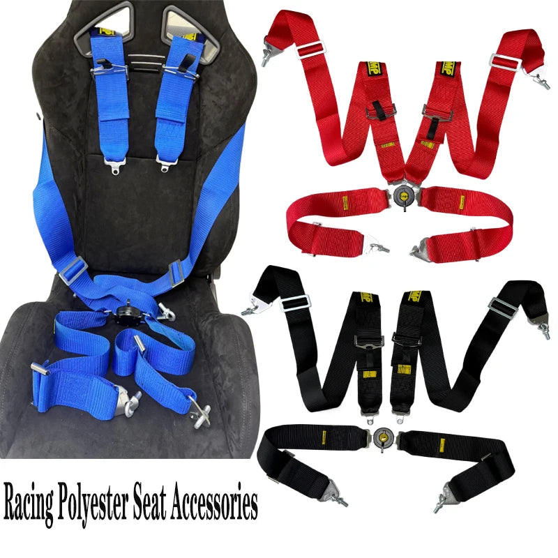 4-Point Racing Harness with Camlock, 3-Inch (Blue) - image 2