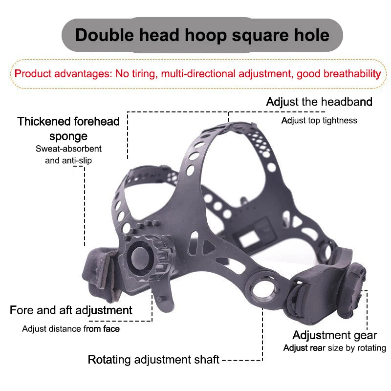 Welding Welder Mask Headgear Welding Helmet Accessories Adjustable Welding Helmet Headgear Head Band Welder Accessories