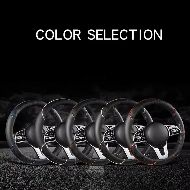 Diamond Texture Steering Wheel Cover, 14.5 to 15 Inch