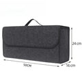 Felt Car Trunk Organizer with Anti-Slip Compartments