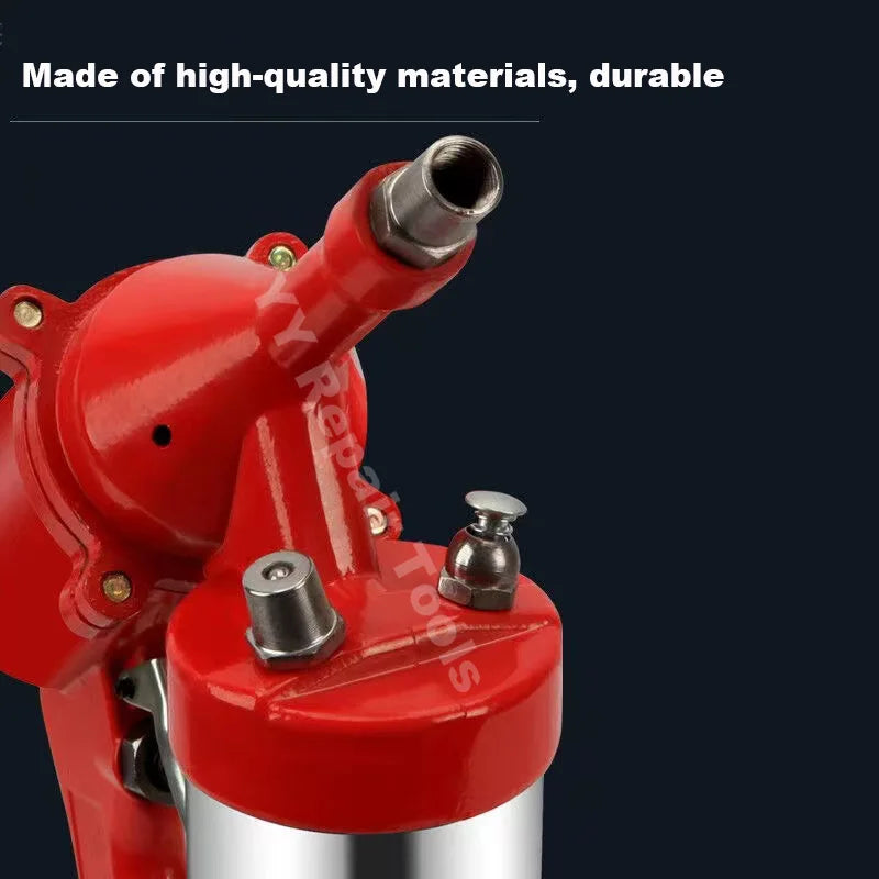 1 set 400CC Pneumatic Grease Gun Portable Pneumatic Compressor Pump Grease Gun for Various Auto Excavators and Marine