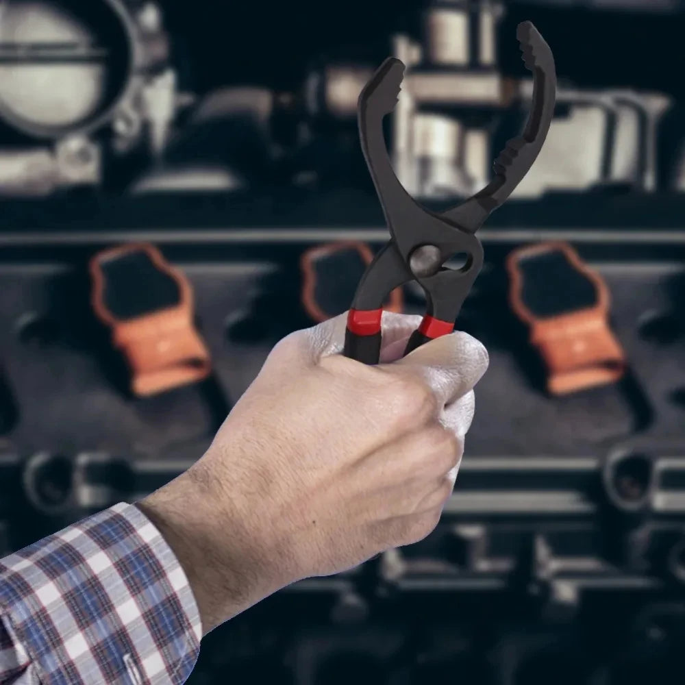 Oil Filter Pliers Clamp Type Wrench Disassembly Tool for Truck and Car Repair