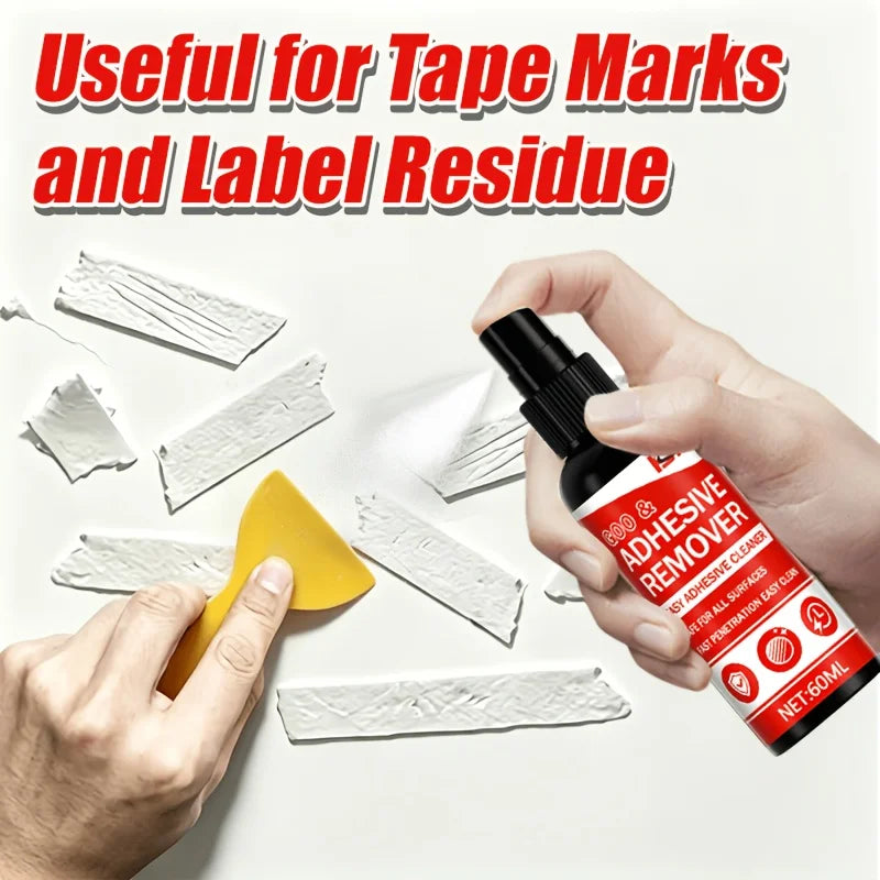 Adhesive Residue Remover Spray – Wall Hooks, Tape & Car Decals