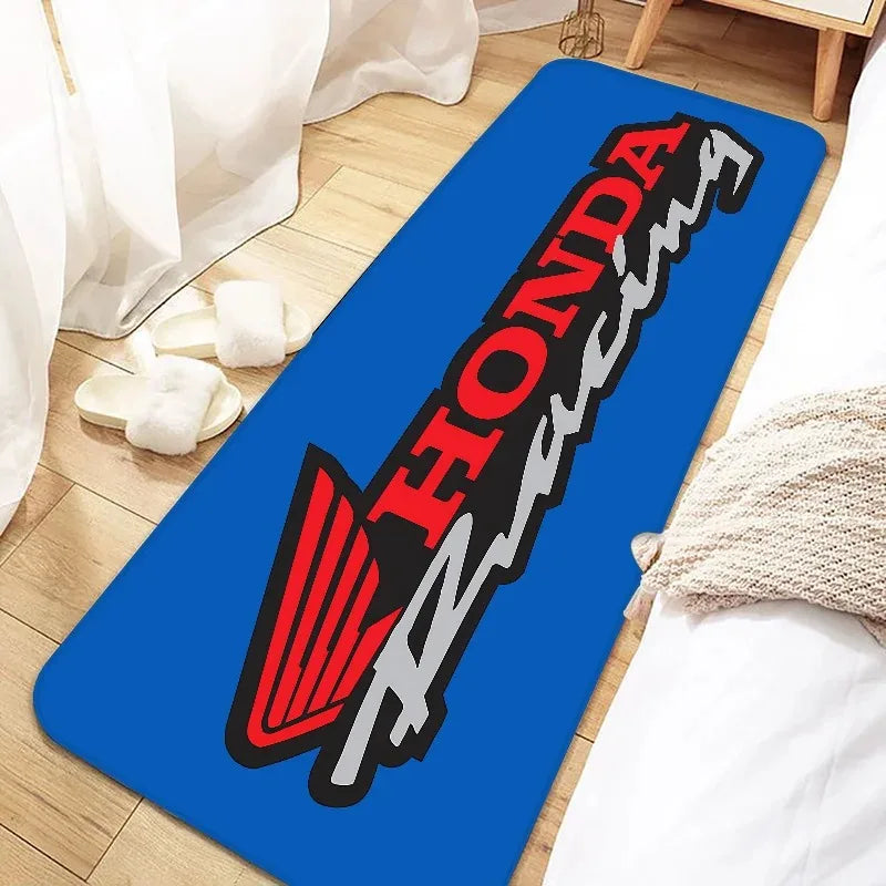 Racing Motorcycle Floor Mat Non-Slip Washable Garage Show Carpet for Motocross