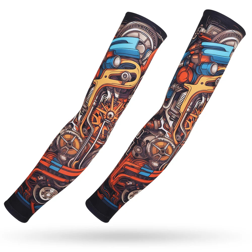 Breathable UV-Protection Tattoo Arm Sleeves - image 30