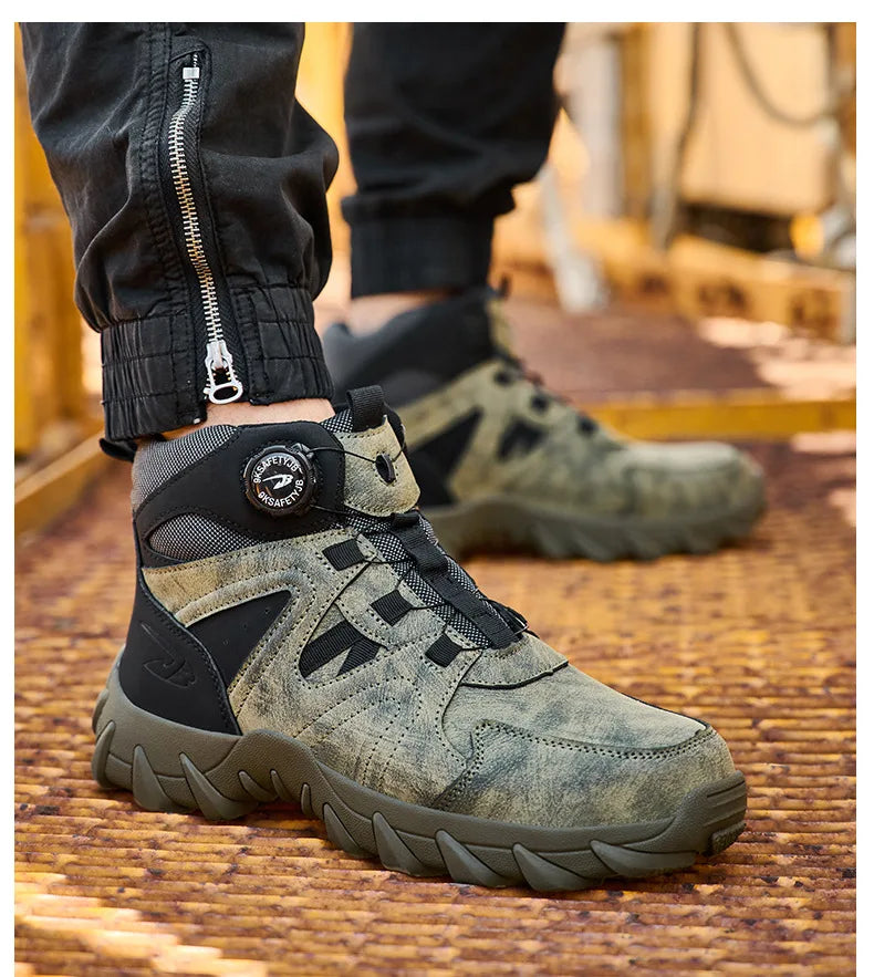 Steel Toe Safety Boots, Smash-Proof & Puncture-Resistant - image 33