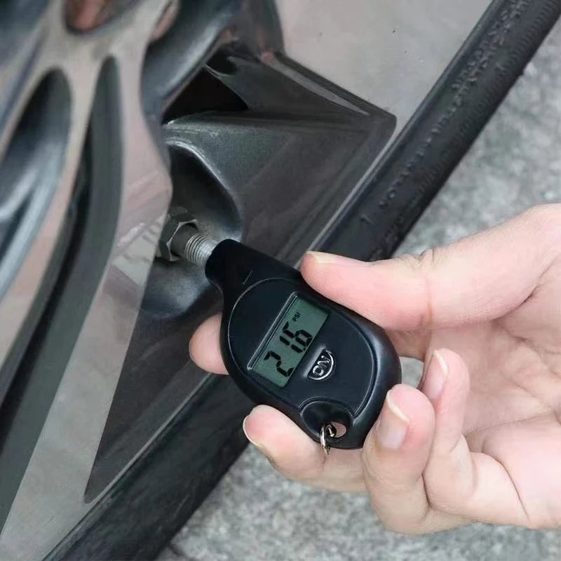 Tire Gauge Digital With LCD Display Motorcycle Tire Air Pressure Tester Meter Auto Car  Tire Safety Alarm Testing Tools