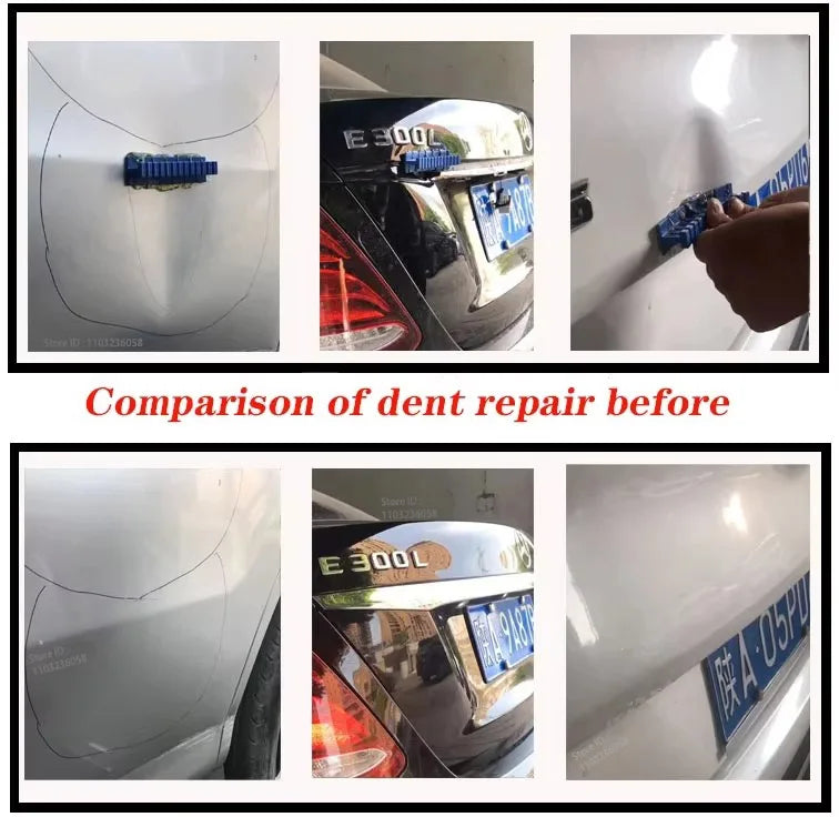 Car Dent Repair Kit - Slide Hammer T-Bar Puller with Glue Tabs, 37Pcs - image 6
