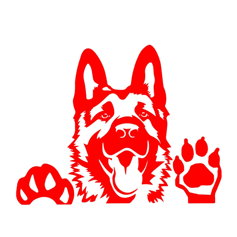 German Shepherd Vinyl Decal for RV, Motorcycle and Laptop, 19 x 15cm - view 19