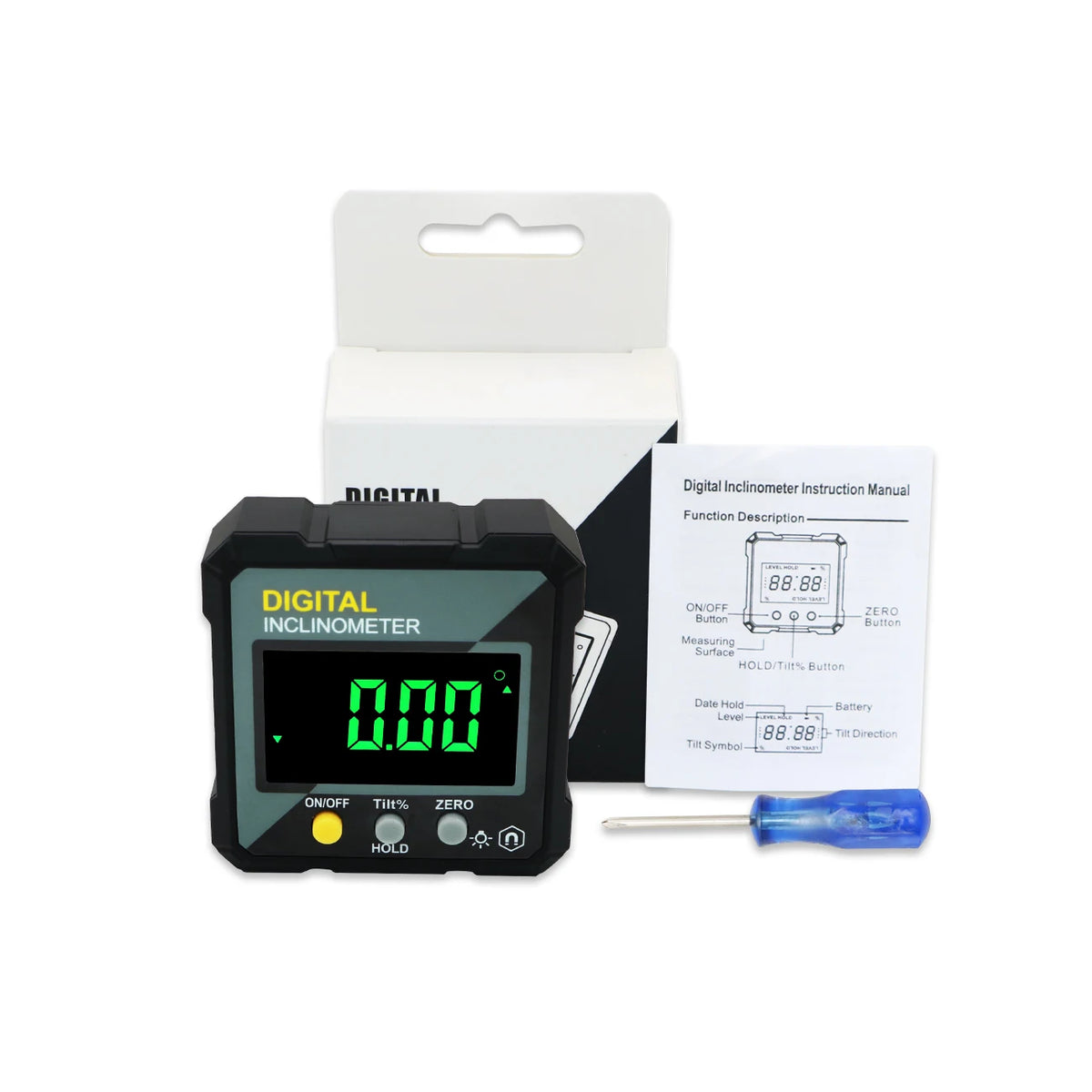 Digital Angle Gauge Magnetic Protractor Inclinometer with Backlight - image 18