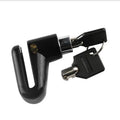 Motorcycle Bike Anti-Theft Wheel Disc Brake Lock, Safety Disc Wheel Lock, Mountain Road Bike Padlock with Keys