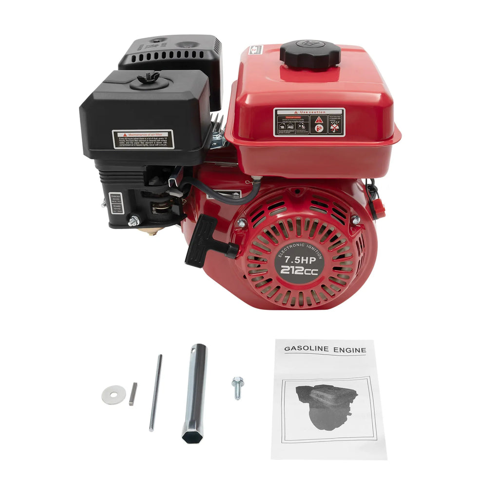 212cc 7.5HP 4-Stroke Gas Engine with Recoil Start for Pumps and Karts