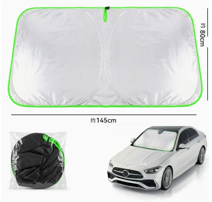 Foldable Front Windshield Sun Shade