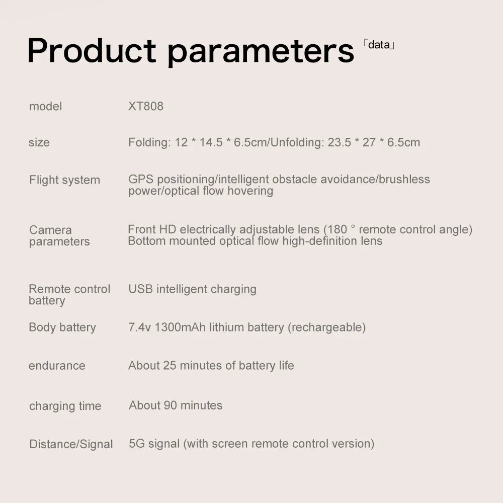 Lenovo XT808 GPS Drone 8K Foldable FPV Brushless Quadcopter - image 27