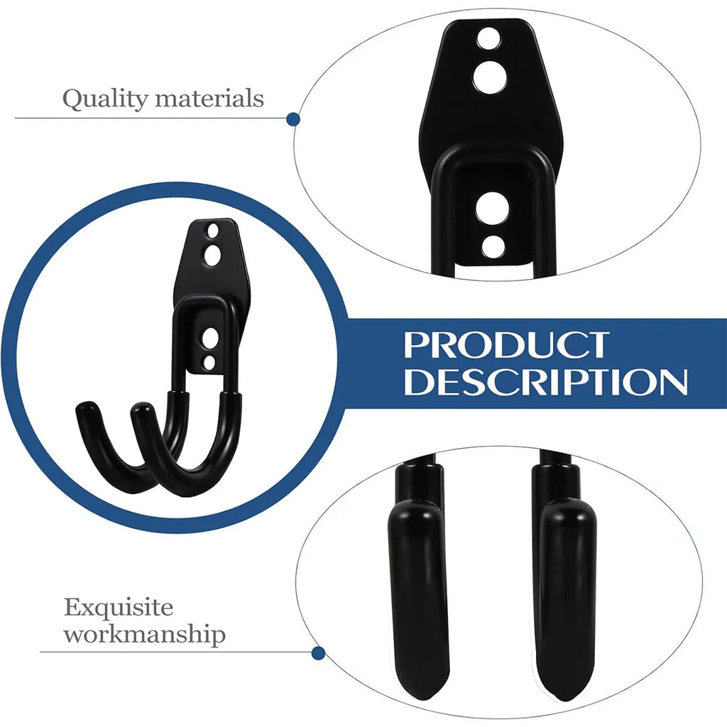 Garage Utility Hooks – Garden Tool Wall Organizer