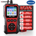 2026 KONNWEI KW330 Car OBD2 Fault Scanner Engine Battery Test  Fault Code Clear Real-Time Data Professional OBD Inspection Tool
