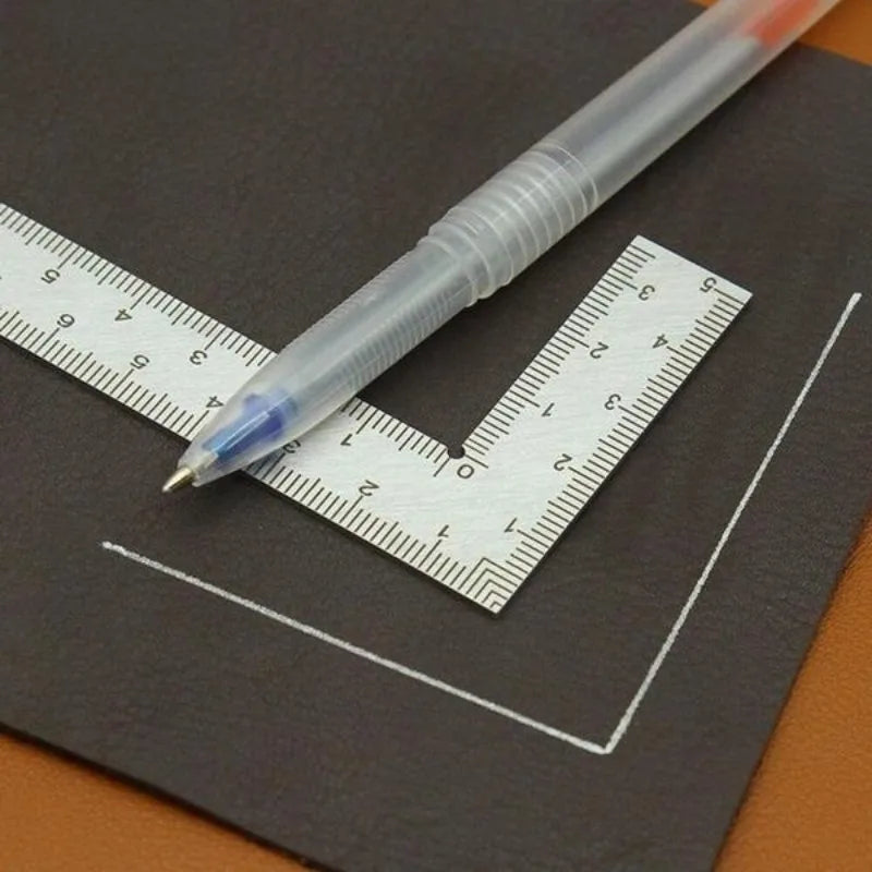 Stainless Steel Square Ruler – Small Layout Measuring Tool