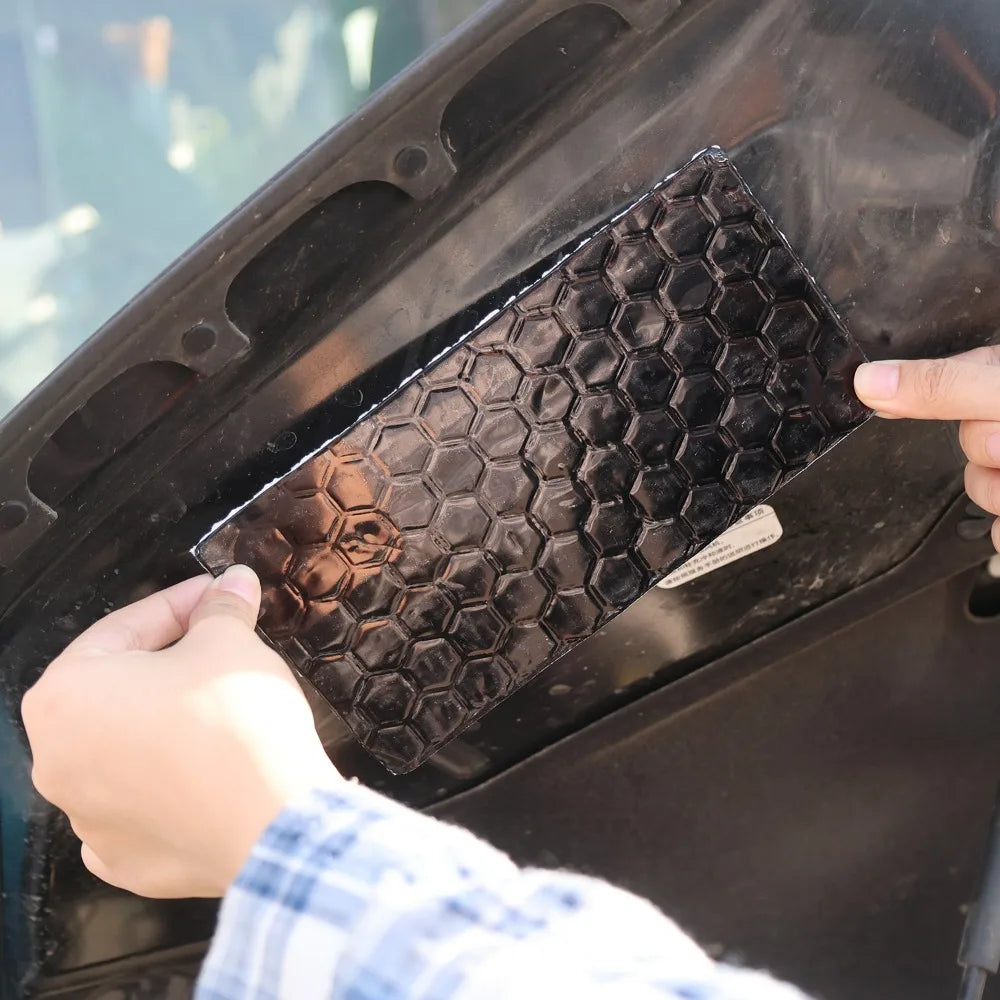 Butyl rubber sound deadener sheets, car noise insulation with aluminium facing