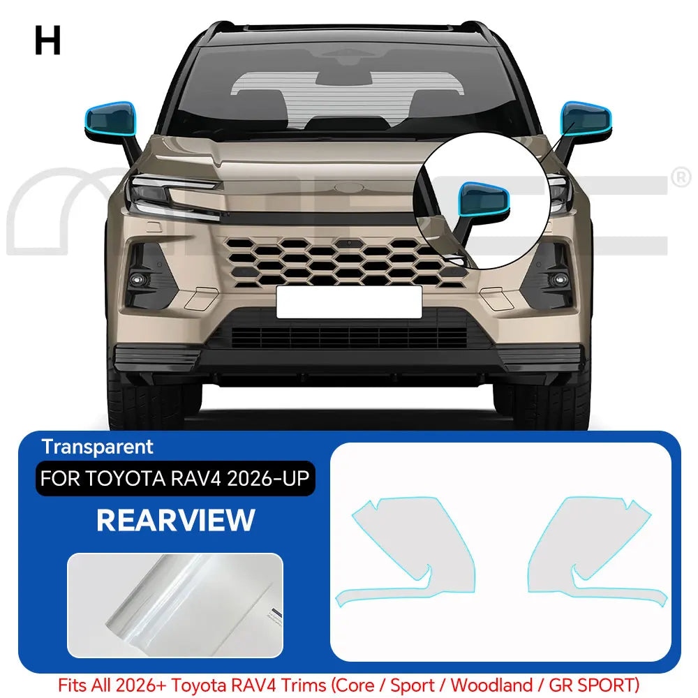 TPU Paint Protection Film Compatible with Toyota RAV4 2026-2027