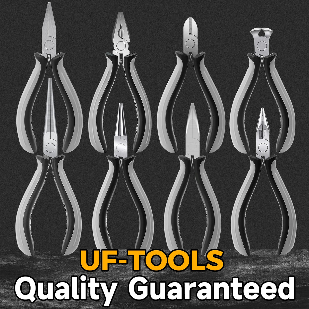 8-Piece Mini Pliers Set with Tool Bag