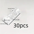 Clear Plastic Cable Clips – Adhesive Cord Holders