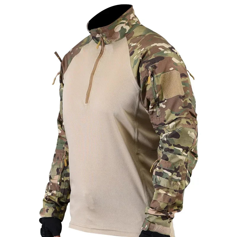 Men's Long-Sleeve Multi-Pocket Tactical Shirt - image 8