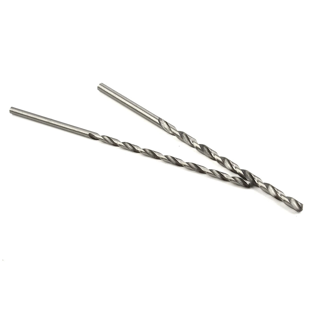 5Pcs Extra Long HSS High Speed Steel 150mm Drill Bit Set 2mm/3mm,3.5mm,4mm,5mm Bits For Wood, Aluminum, Plastic