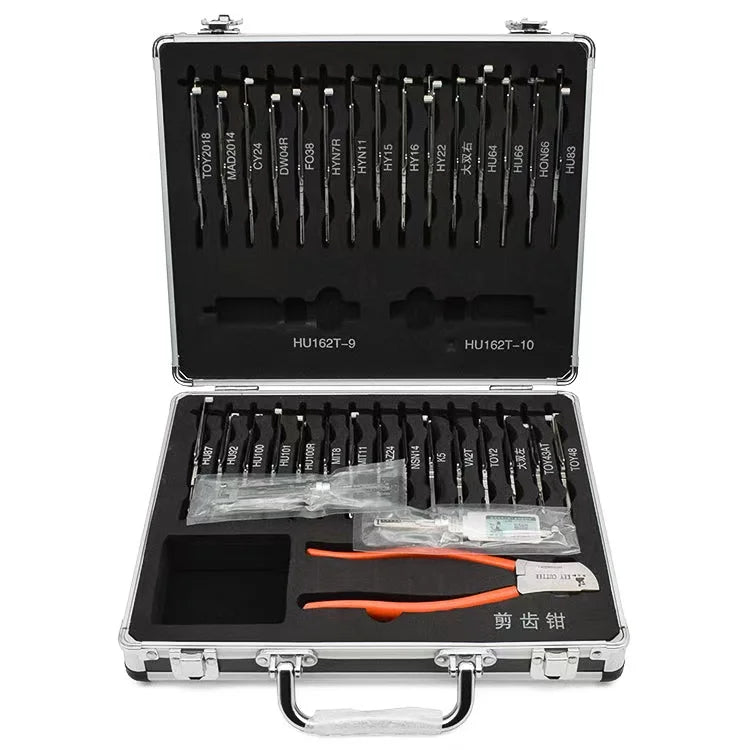 Lishi 32-Piece 2-in-1 Car Door Lock Pick & Decoder Tool Kit - image 8