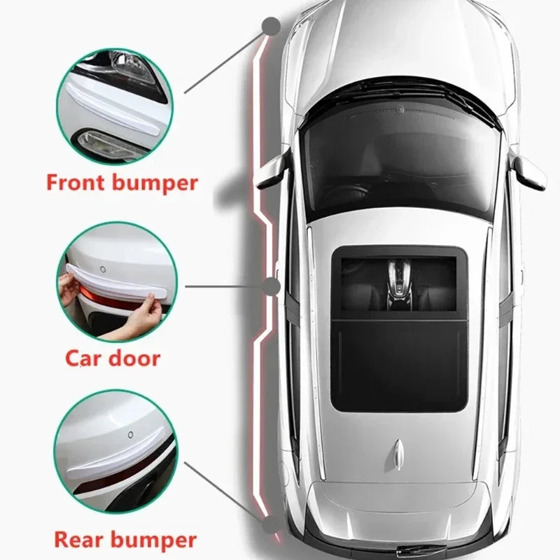 Universal Car Bumper Protector Strips, Self-Adhesive (2-Pack) - image 12