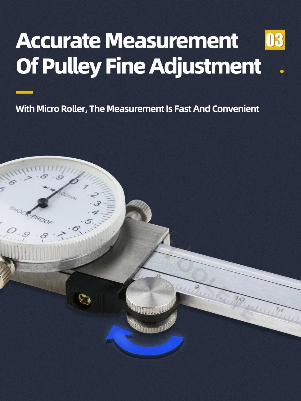 Stainless Steel Vernier Dial Caliper 0-150mm Measuring Tool - image 12