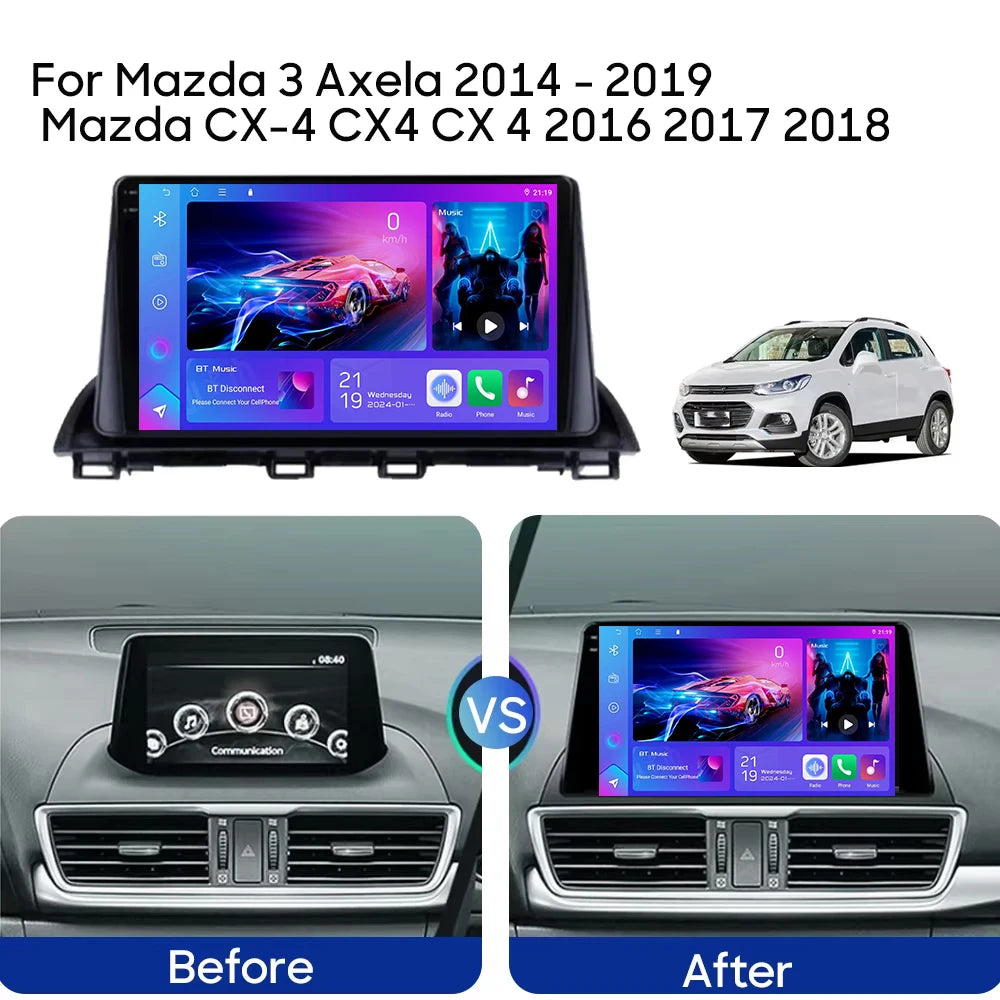 Mazda 3 Multimedia Head Unit with GPS, CarPlay & Android Auto - image 3