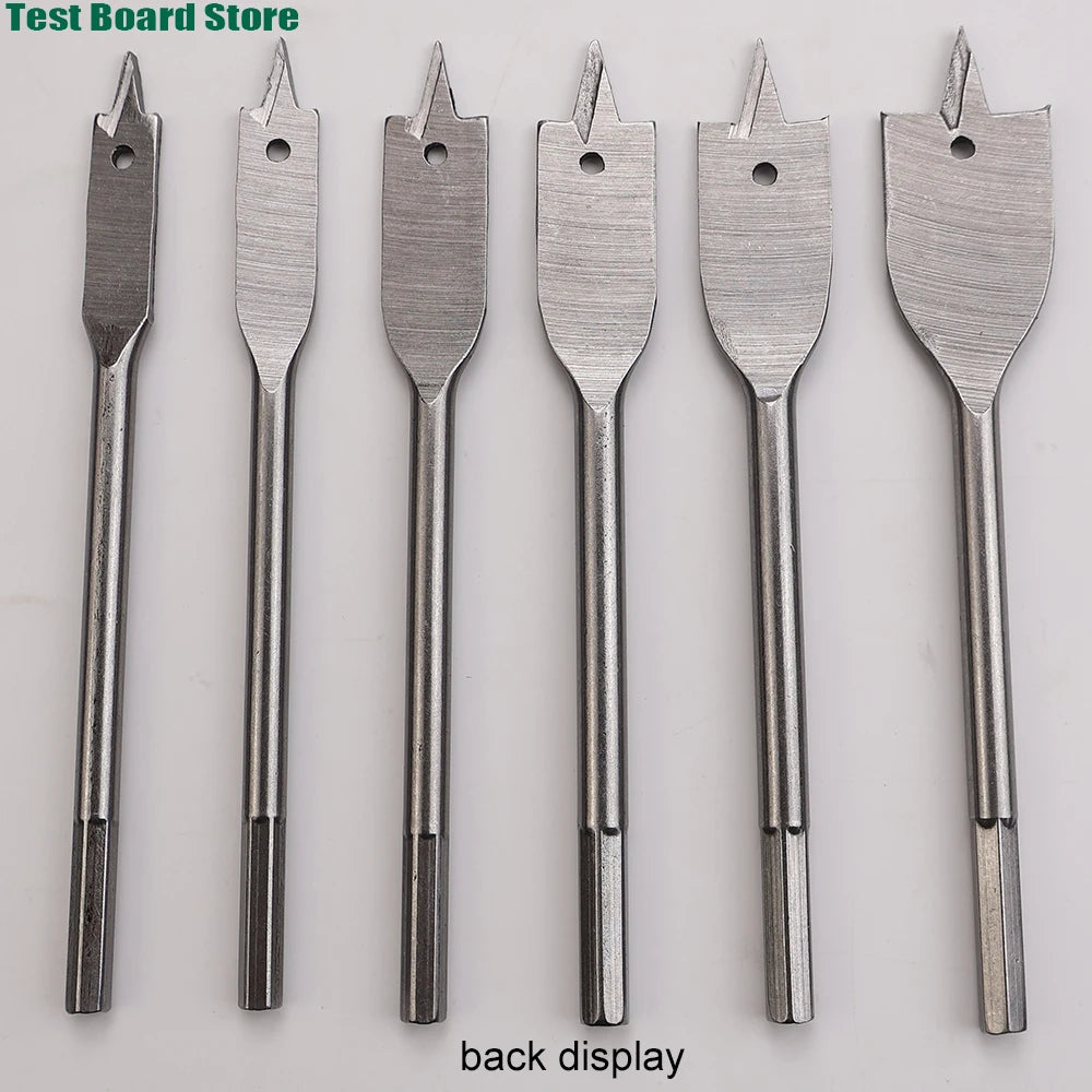 1 Set 10-20 MM Shovel Shaped Drill Bits, Woodworking Three-Point Positioning Flat Drill Bits, and Quick Woodworking Drill Tool K