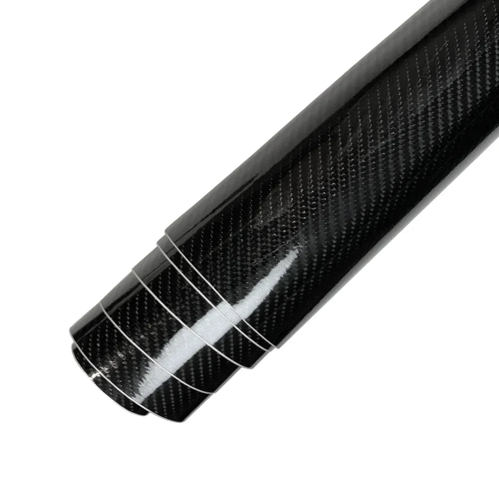 Carbon Fiber Car Body Vinyl Wrap, Matte and Glossy Black Film - view 41